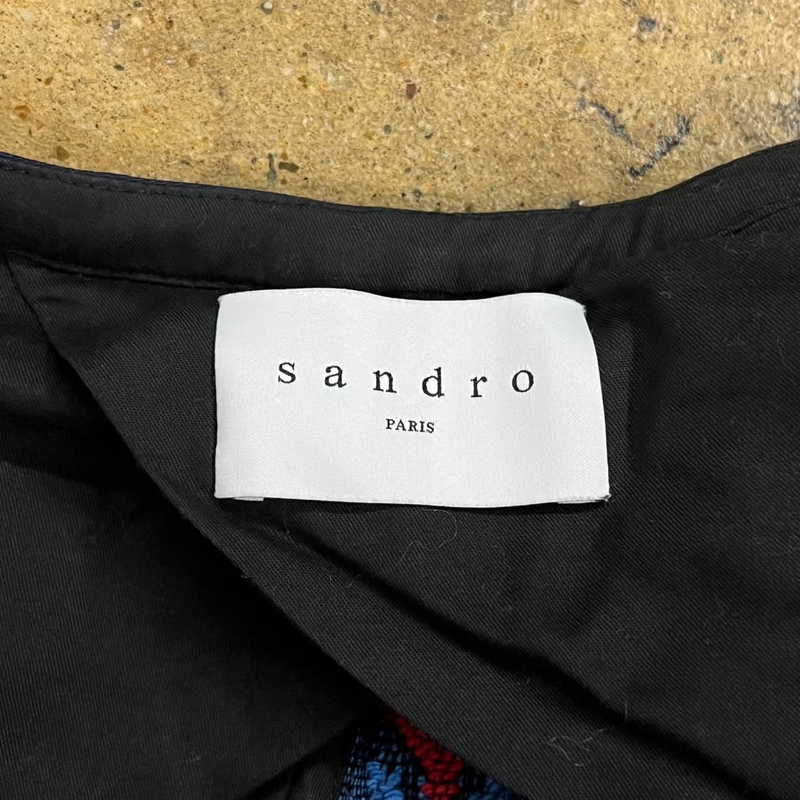 [정품/36] 산드로 별 패턴 자켓 블루 레드 b17 상품이미지5