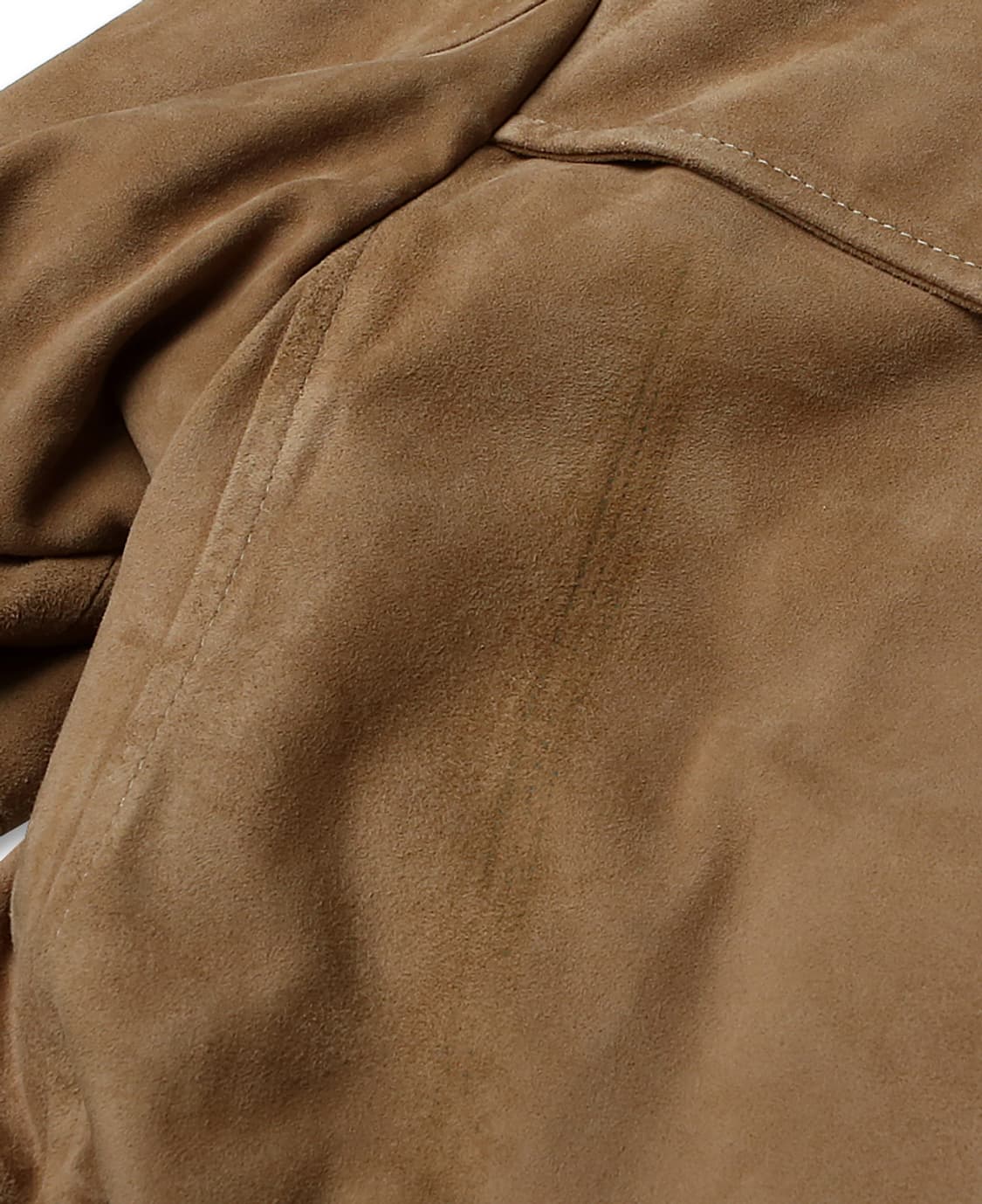 엠메띠 [Emmeti] 무통 카멜 염소 스웨이드 가죽 벨트 더블 코트 상품이미지8