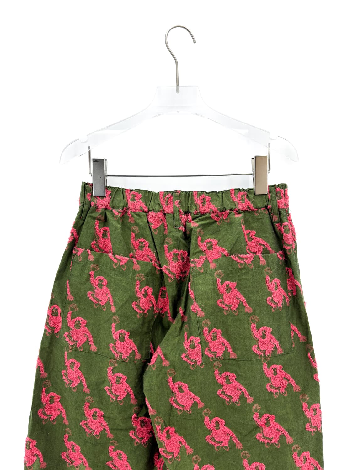 플리츠플리즈 이세이미야케 원숭이 자수 카프리 팬츠 상품이미지8