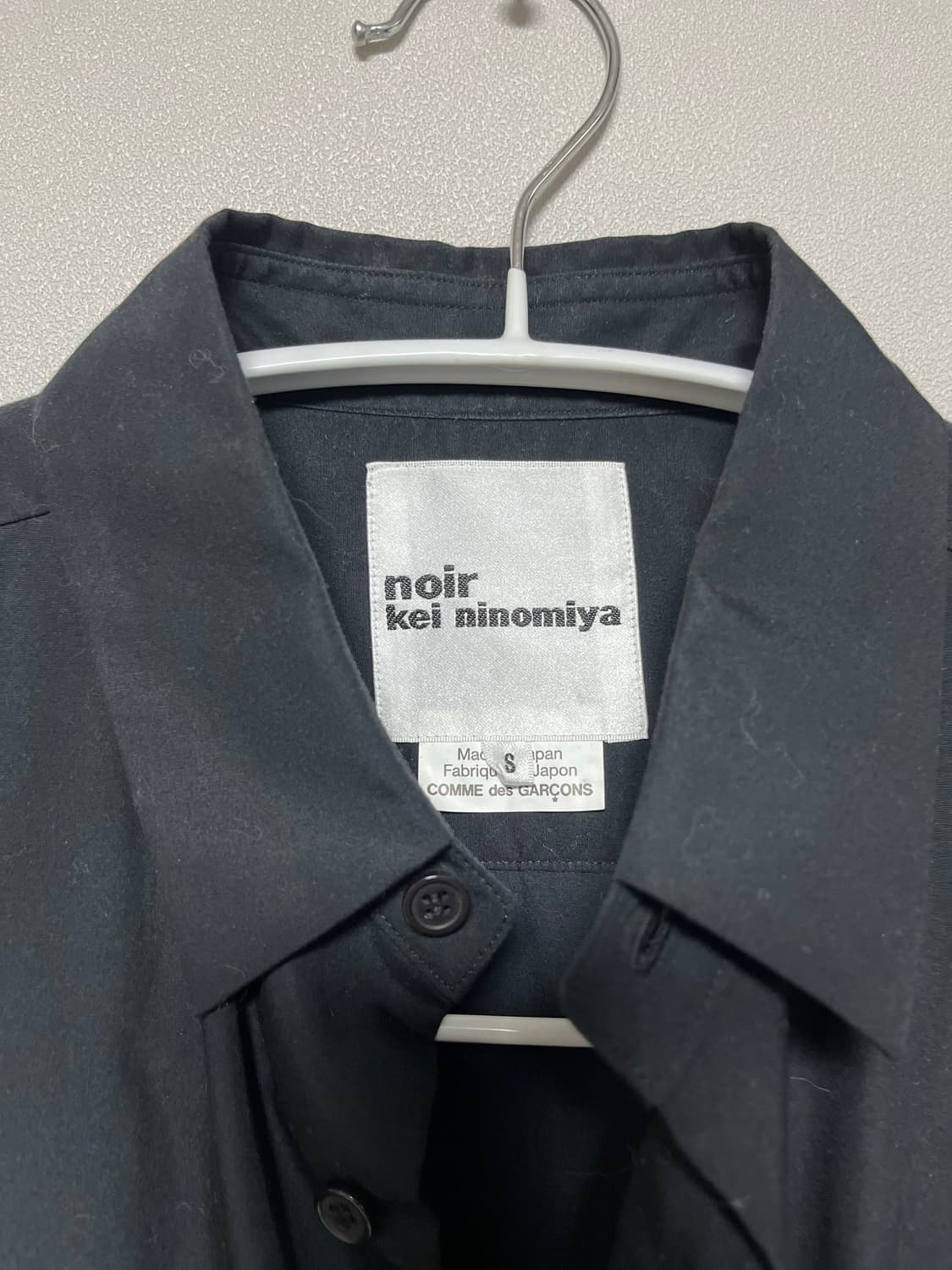 noir kei ninomiya 블랙 셔츠 원피스 상품이미지2