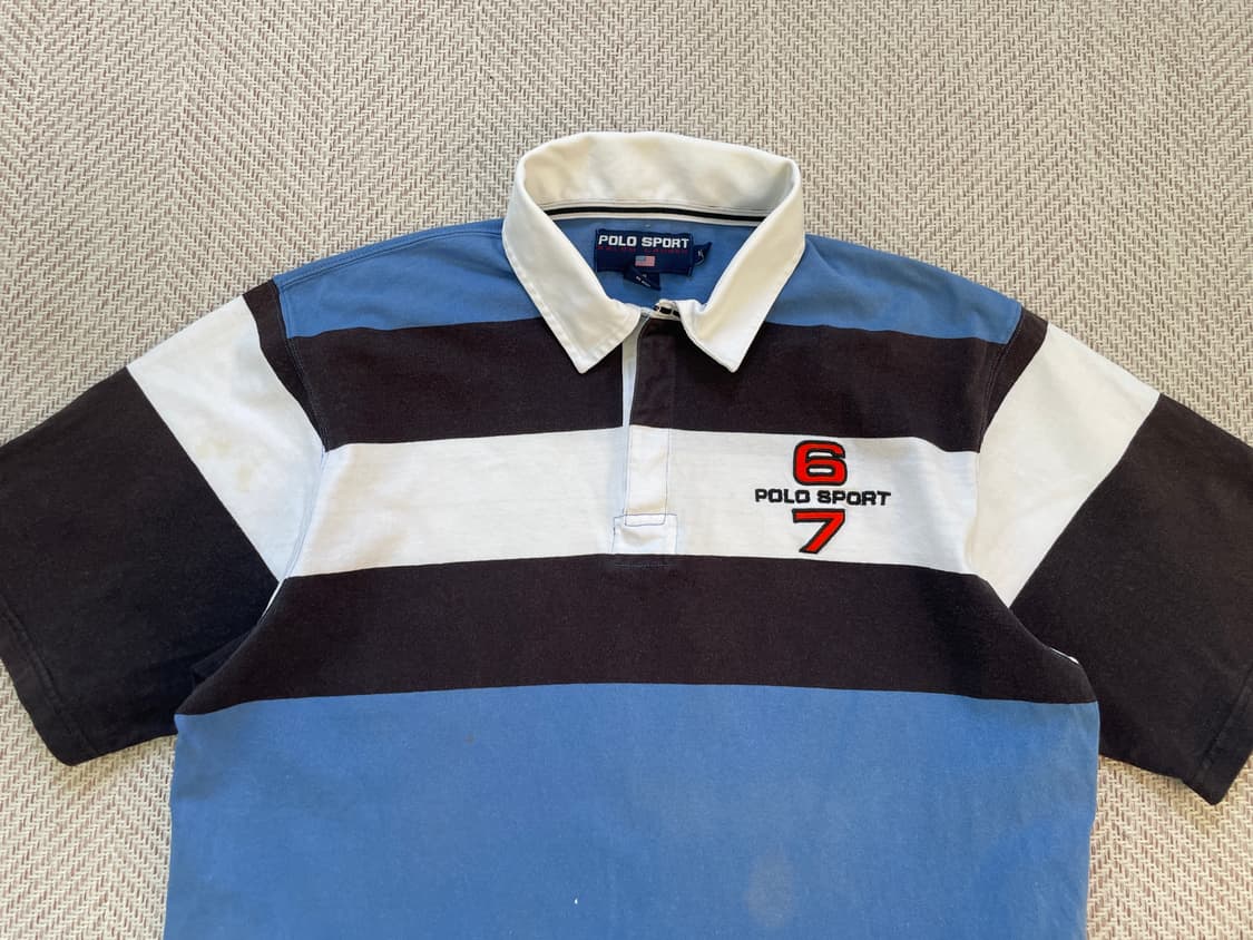 00s Polo sport 폴로 스포츠 럭비 카라 티셔츠 상품이미지3