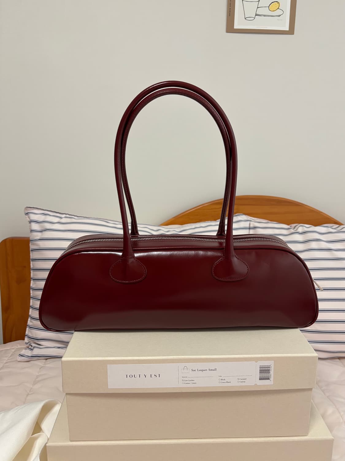 포츠포츠 볼링백 버건디 BOWLING BAG 상품이미지2