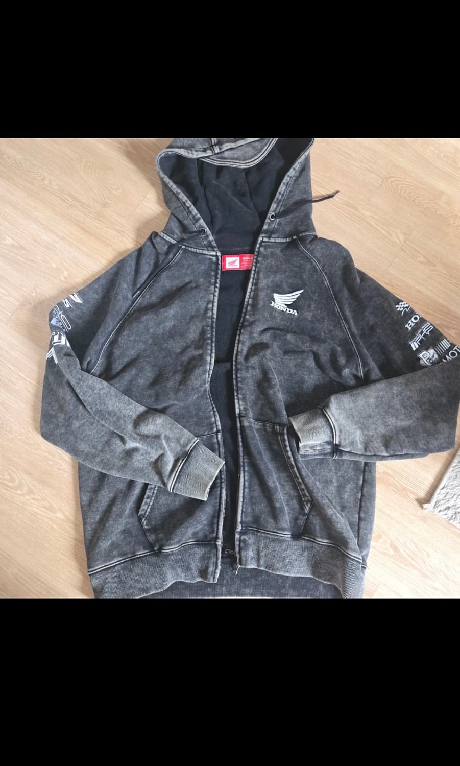 혼다 레이싱 후드집업m 급처해요! 상품이미지2