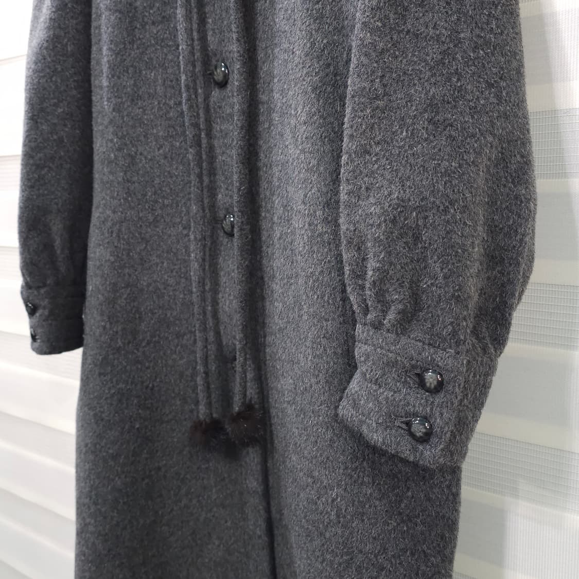 JAPAN 빈티지 MON GREGRAN YAMAKI 알파카 울코트 상품이미지3