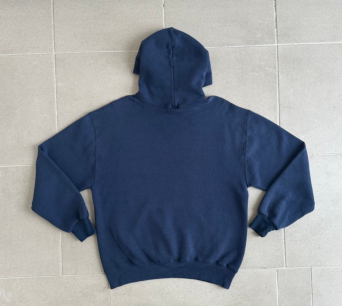 90s 빈티지 러셀 후드 네이비 L 상품이미지2
