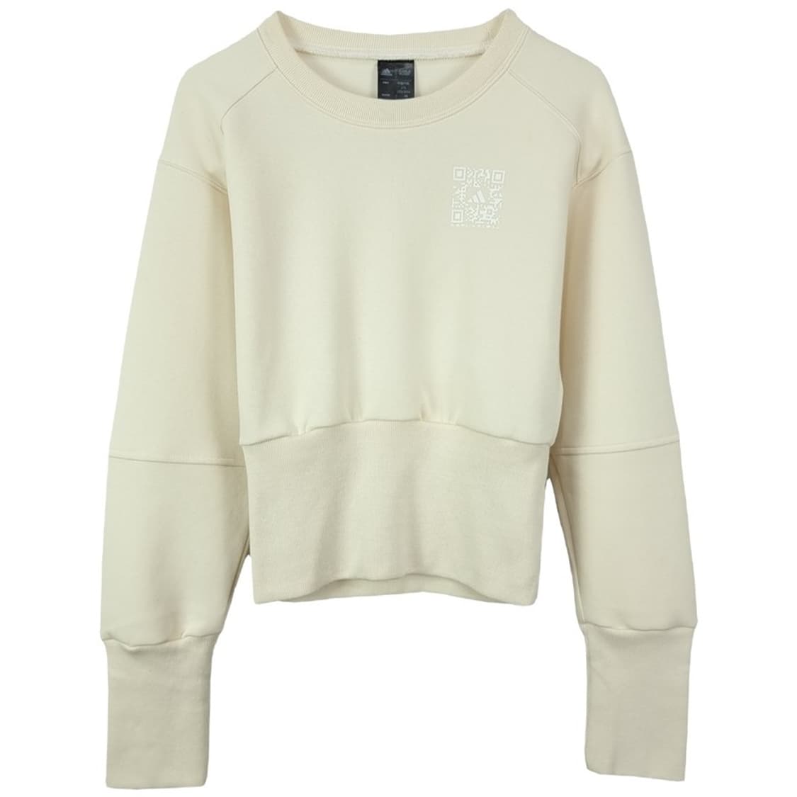 [아디다스] 루즈핏 크롭 맨투맨 아이보리 M19527 상품이미지2