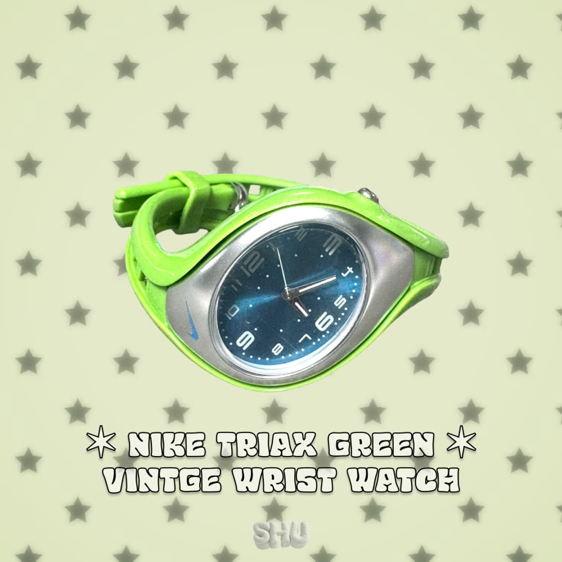 나이키 NIKE 트라이엑스 여성용 우레탄 손목시계 그린 상품이미지3