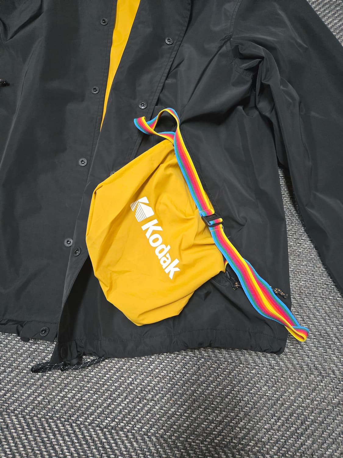 코닥 에센셜 패커블 자켓 블랙 상품이미지5