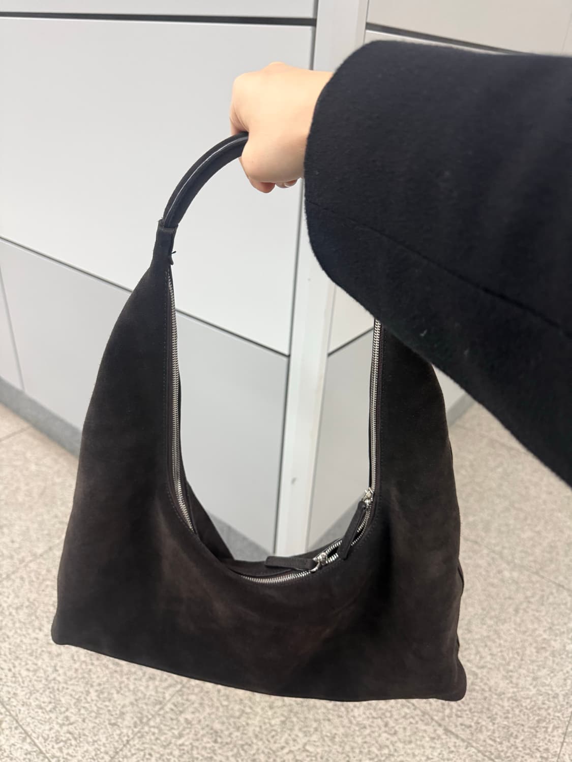 마지막가격/ 마지셔우드 호보 라지 숄더백 스웨이드 가방 상품이미지2