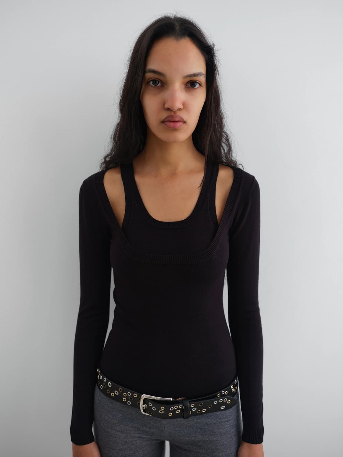(M,L) 기마구아스 Étoile Jumper 니트 블랙 상품이미지1