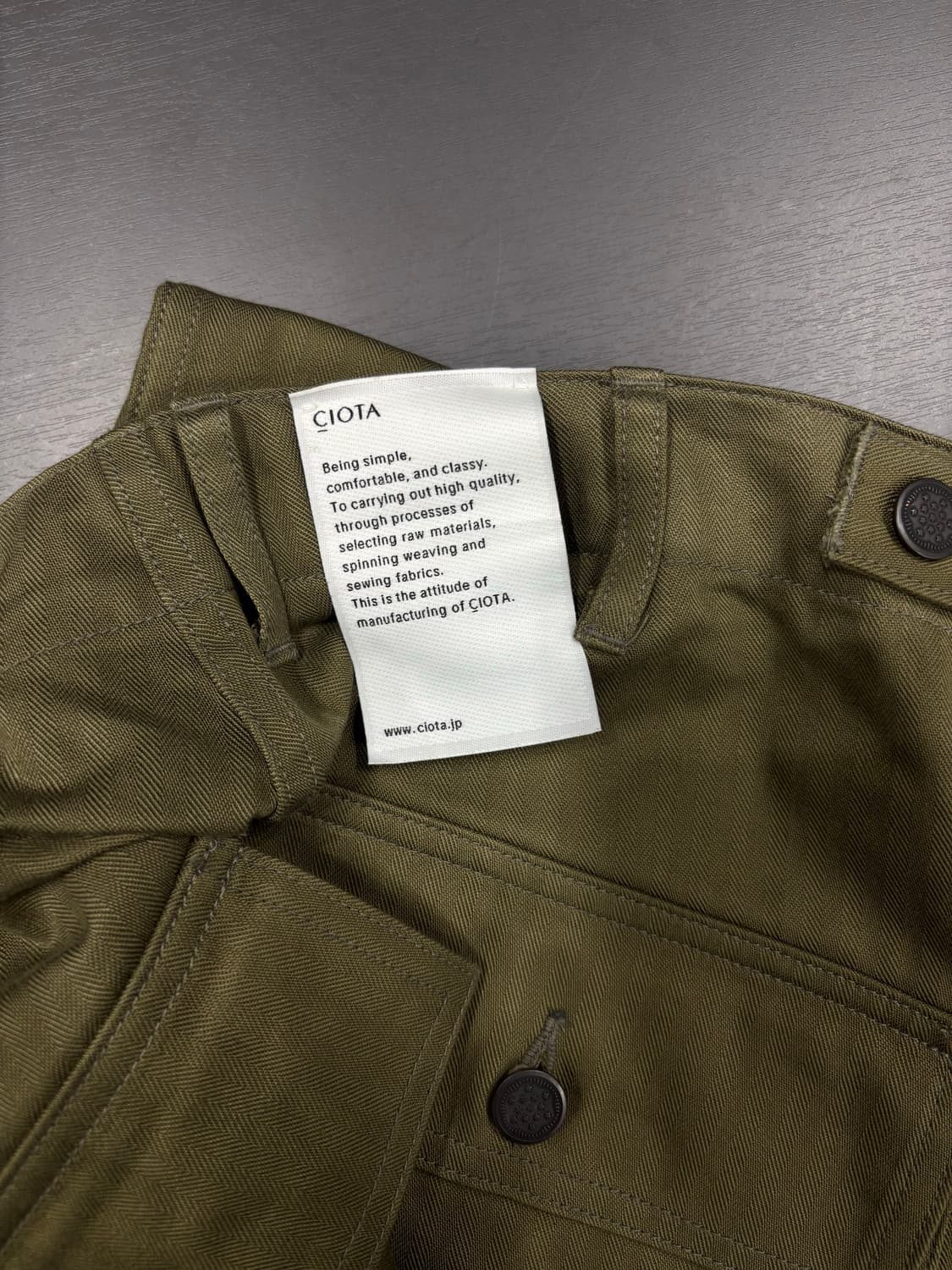 시오타 m-47 hbt baker pants 퍼티그 팬츠 상품이미지6