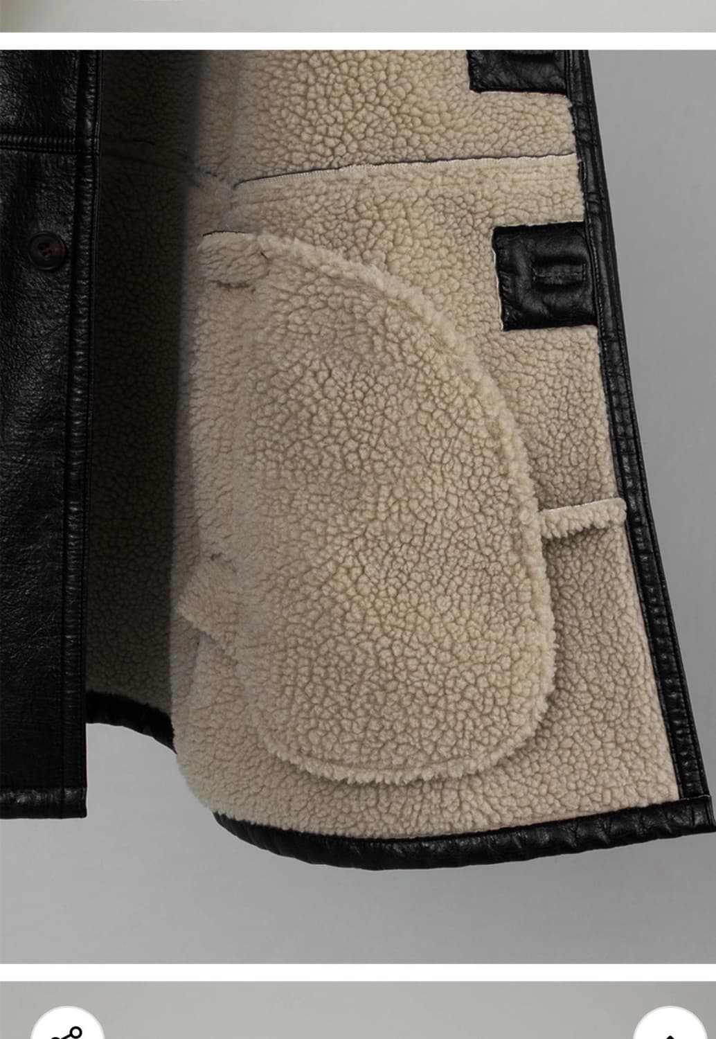 오버듀플레어 빈티지크랙 무스탕 상품이미지5