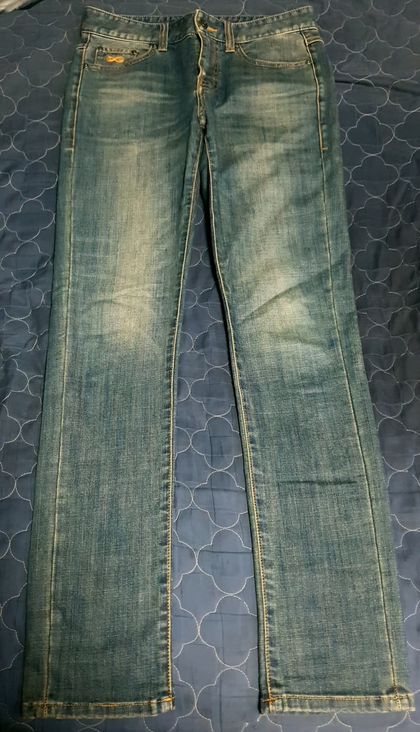 (단종매물) 플랙 베를린 A09 슬림 스트레이트 워싱 데님팬츠 (30) 상품이미지2