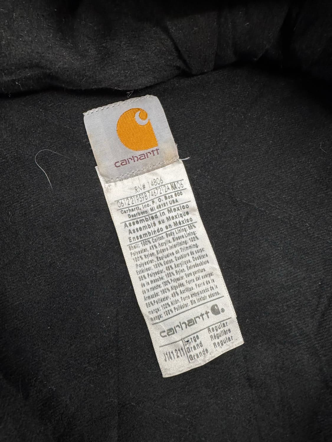 OS)칼하트 빈티지 다크브라운 엑티브 자켓 상품이미지4