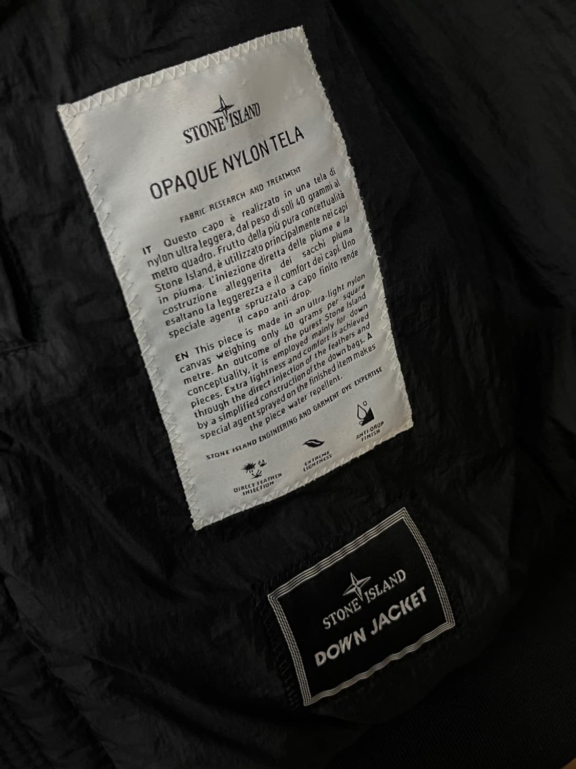 스톤 아일랜드 Opaque 나일론 다운 자켓 상품이미지8