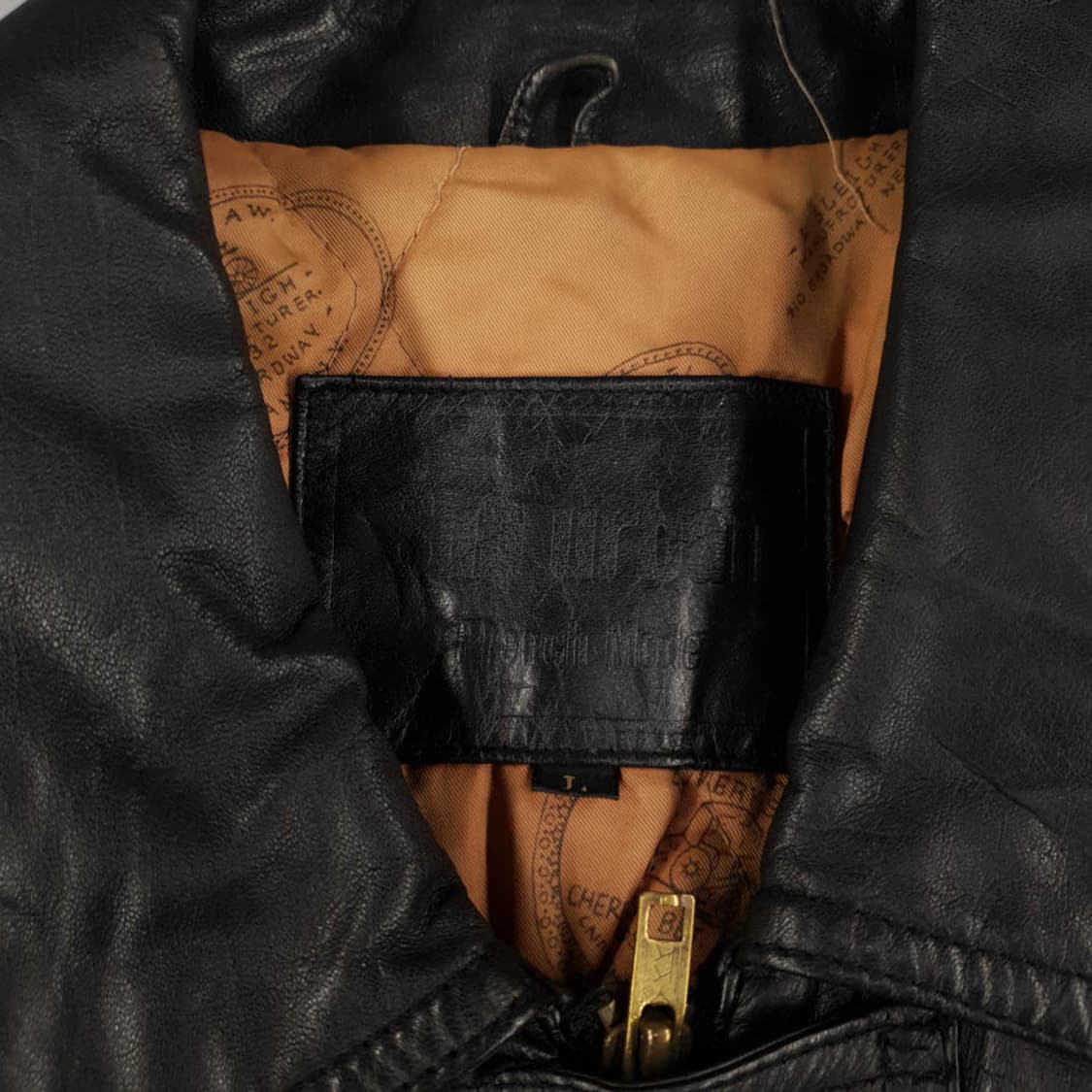 SUB URBAN 블랙 쓰리포켓 소가죽 가죽자켓 싱글자 상품이미지3