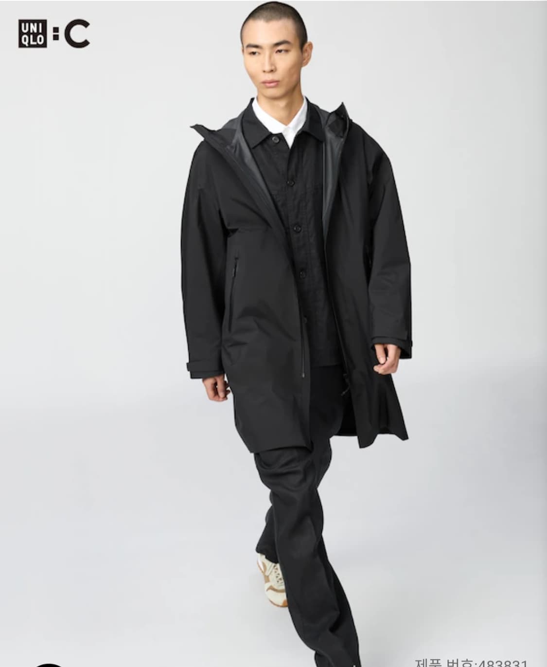 26ss 유니클로C 블록테크코트 L사이즈 상품이미지1