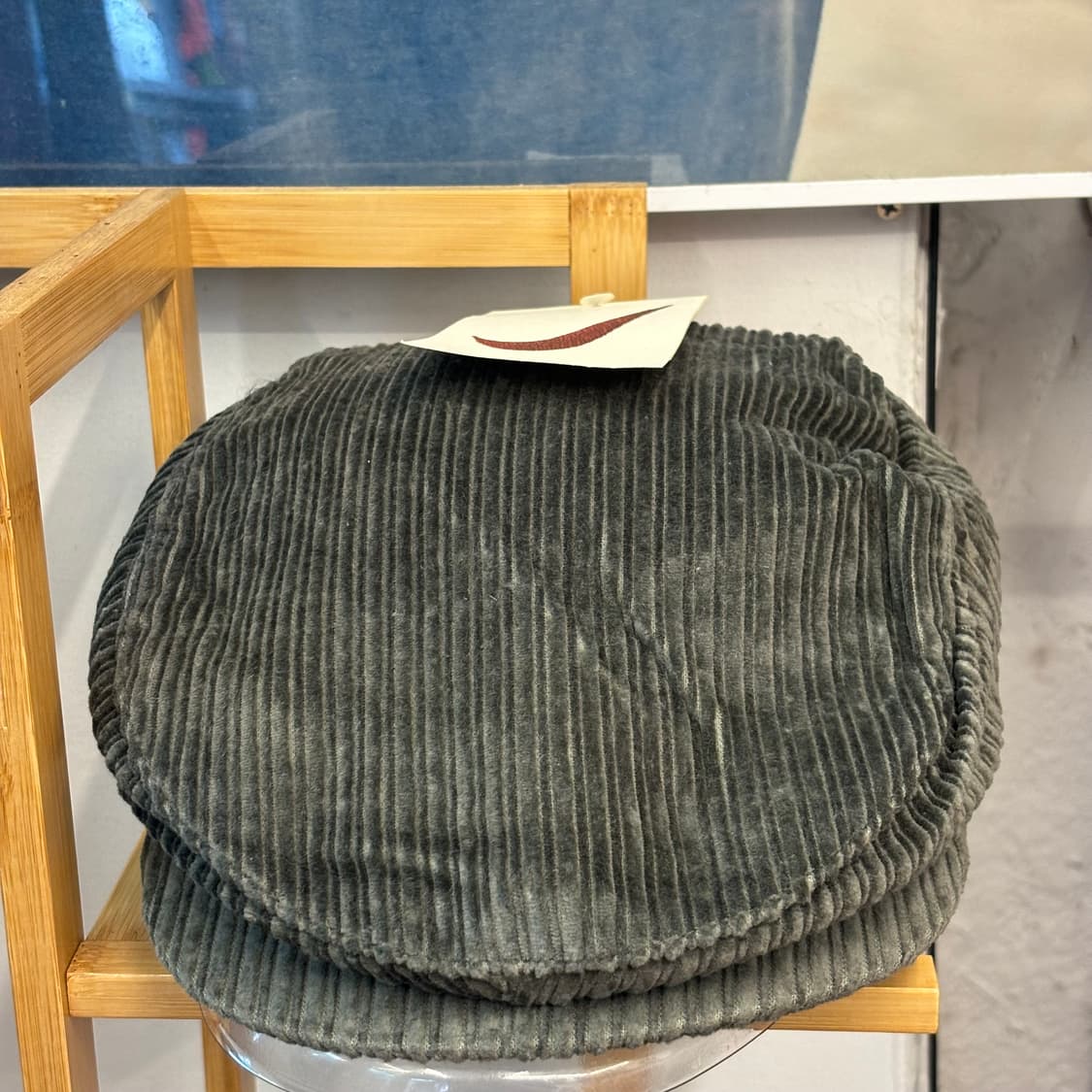 90s 나이키 올드스쿨 코듀로이 카키 뉴스보이 헌팅캡 OS 상품이미지2