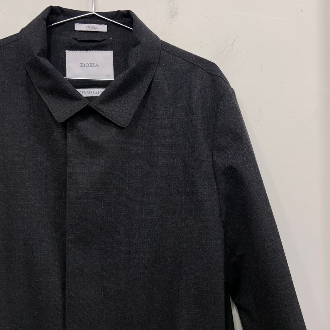 지오지아 워터프루프 히든버튼 방수 코트 상품이미지1