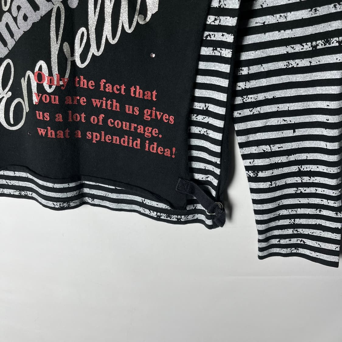 [JPN] 빈티지 펑크 레터링 레이어드 롱슬리브 상품이미지3