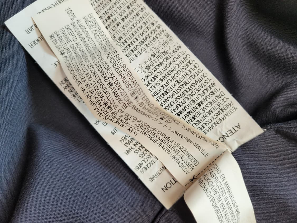 자라맨 ZARAMAN 데님 블루종 자켓 XL 블루 상품이미지10