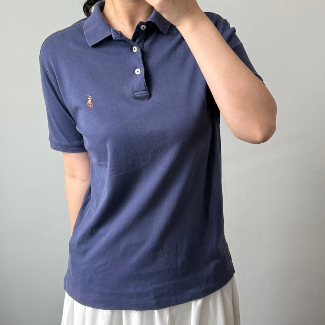 [M] 폴로 네이비 반팔티셔츠 상품이미지1
