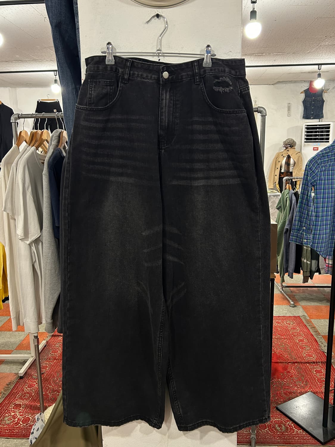 와이드 데님팬츠 상품이미지1