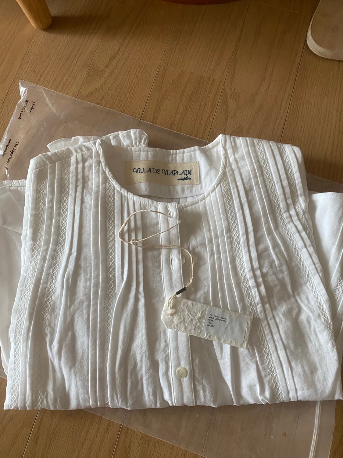 비아플레인 sienna 블라우스 새상품 정품  상품이미지8