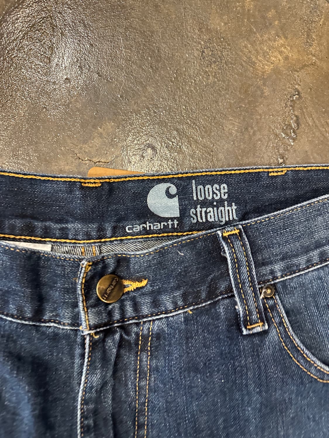 Carhartt 칼하트 루즈 스트레이트핏 데님팬츠 36x34 상품이미지3