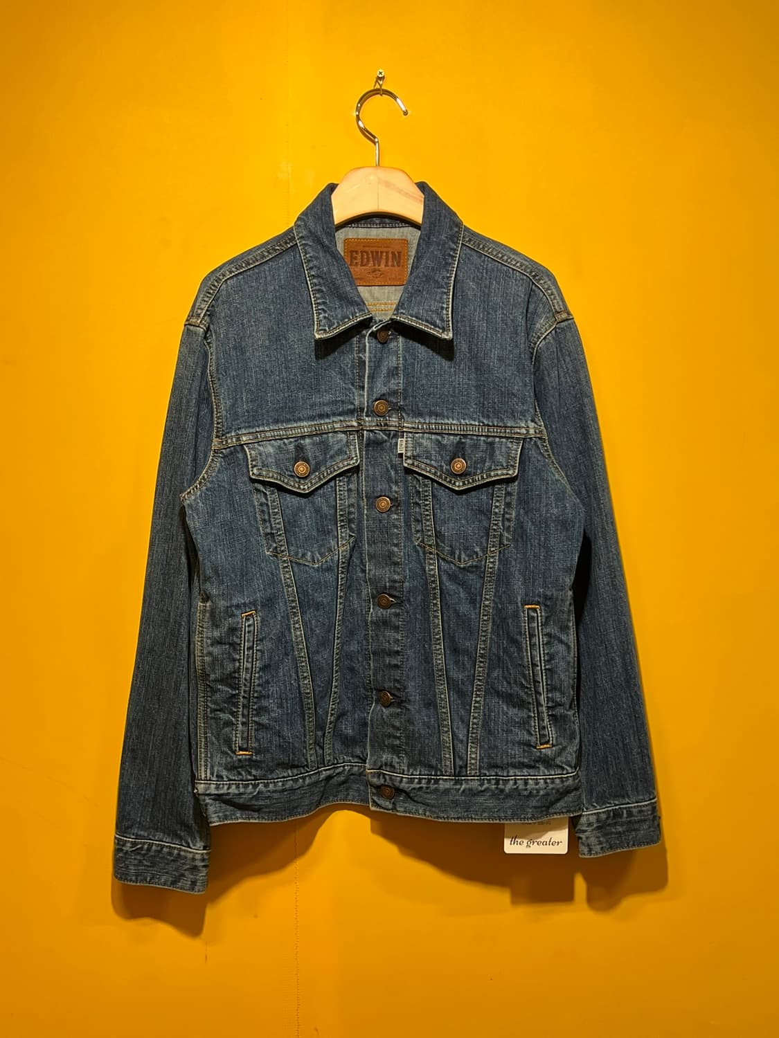 00s [M] 에드윈 인터내셔널 베이직 트러커 데님 자켓 상품이미지1