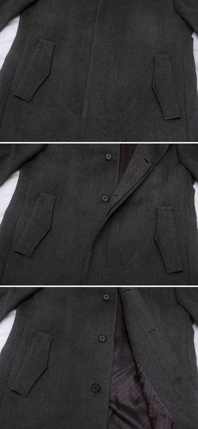 마에스트로 퓨어 캐시미어 밍크 라이너 투웨이 싱글 카코트 (100+) 상품이미지6