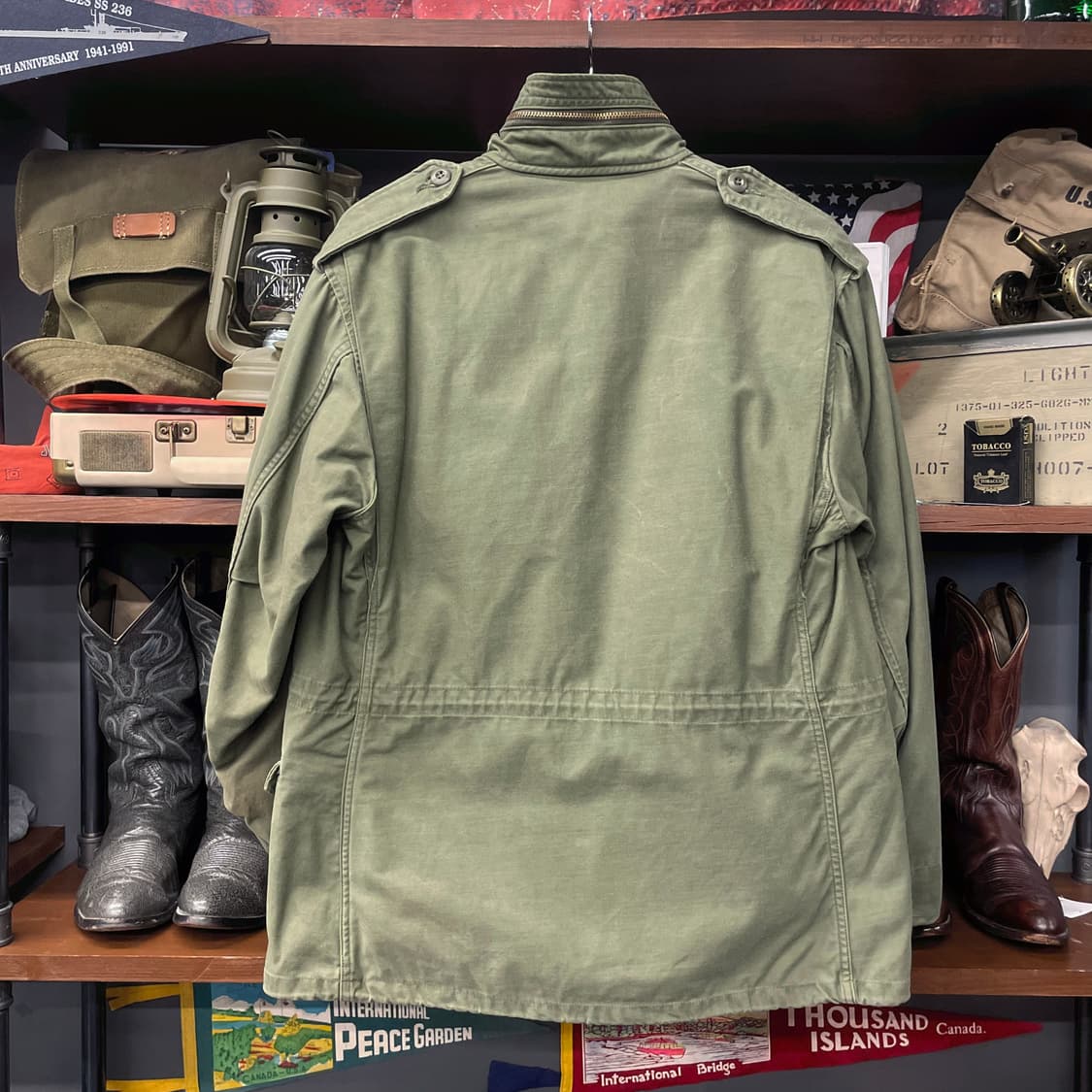 70s M-65 필드 자켓 오리지널 밀리터리 야상 자켓 N352 상품이미지2