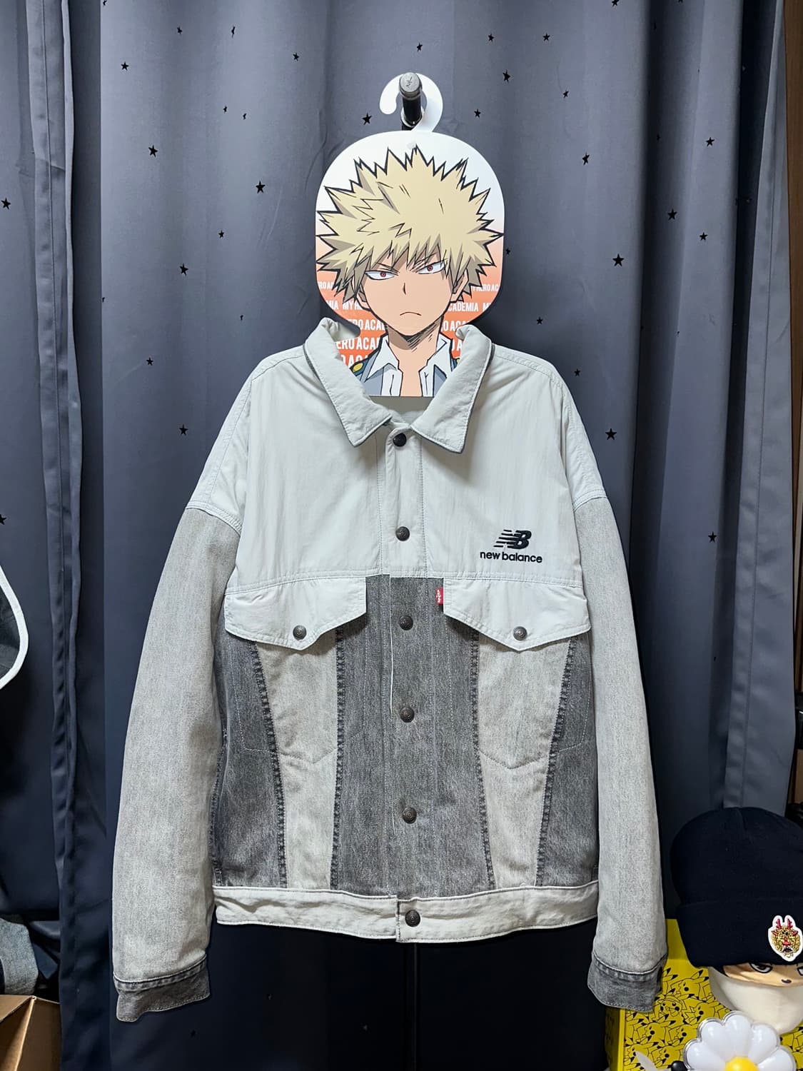 리바이스 X 뉴발란스 리버시블 데님 자켓 XL 상품이미지1