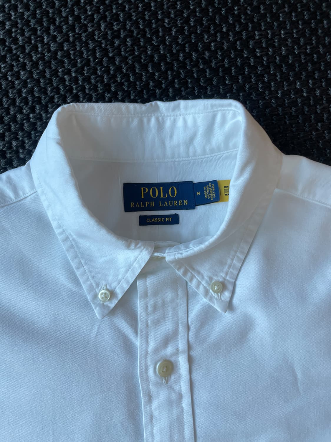 폴로 화이트 옥스포드셔츠 (QR 정품) 상품이미지4