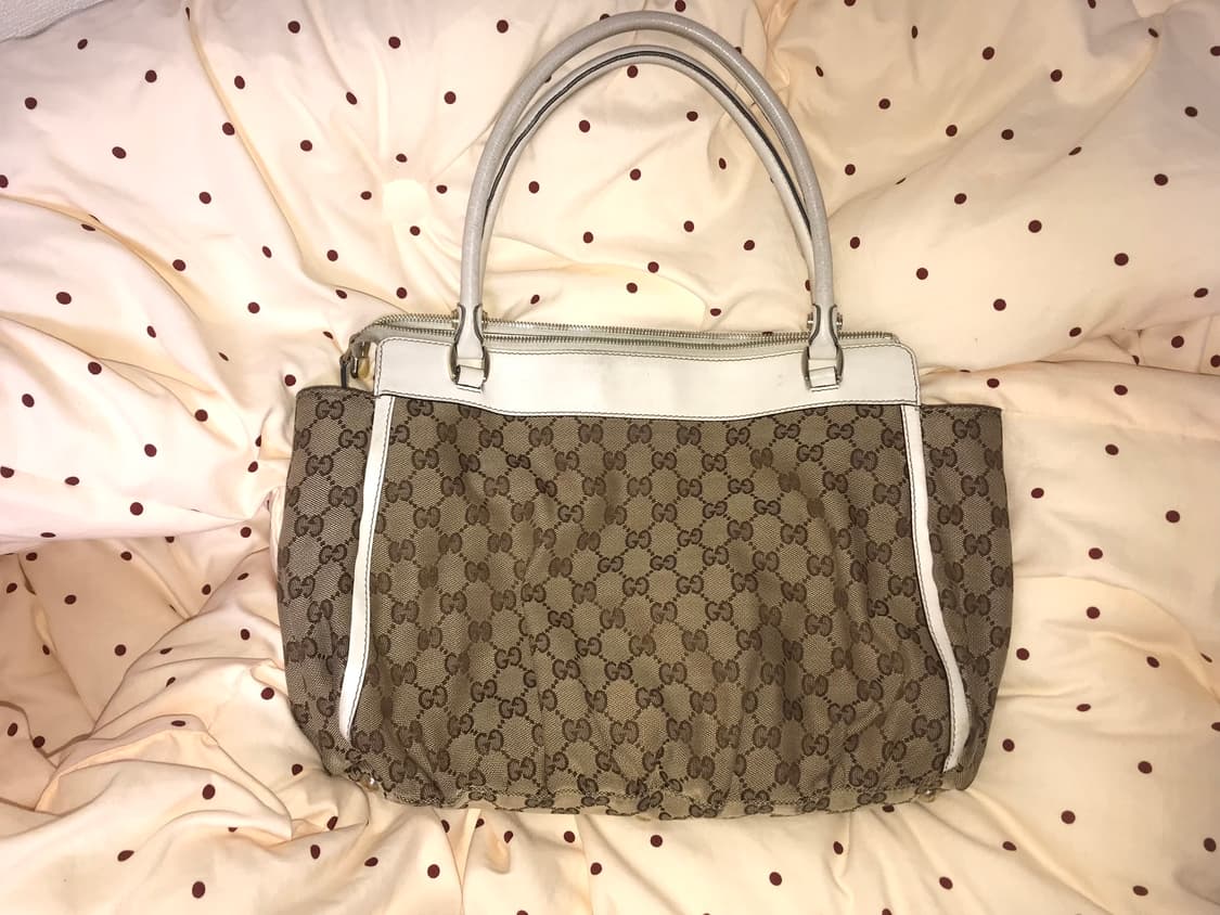 구찌 GG로고 자가드 D링 숄더백 상품이미지2