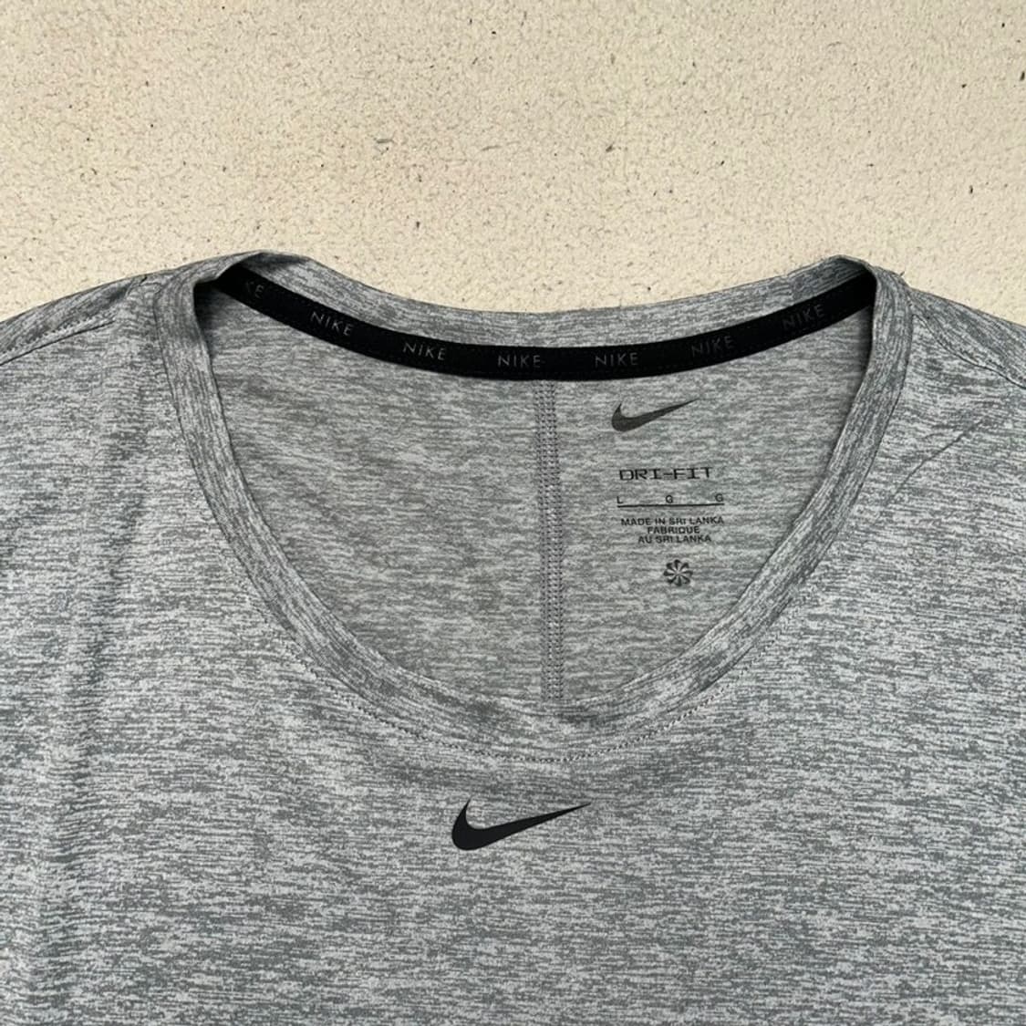 NIKE 드라이핏 롱슬리브 그레이 L 상품이미지4