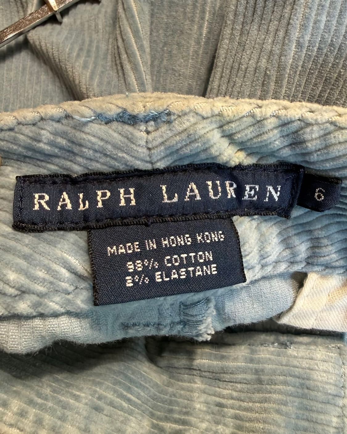 폴로 랄프로렌 블루 코듀로이 팬츠  상품이미지7