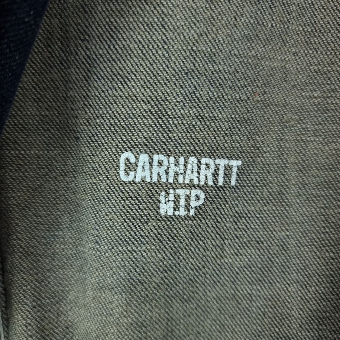 [칼하트 윕] 로고 패치 데님 멜빵 바지 오버올 M20095 상품이미지8