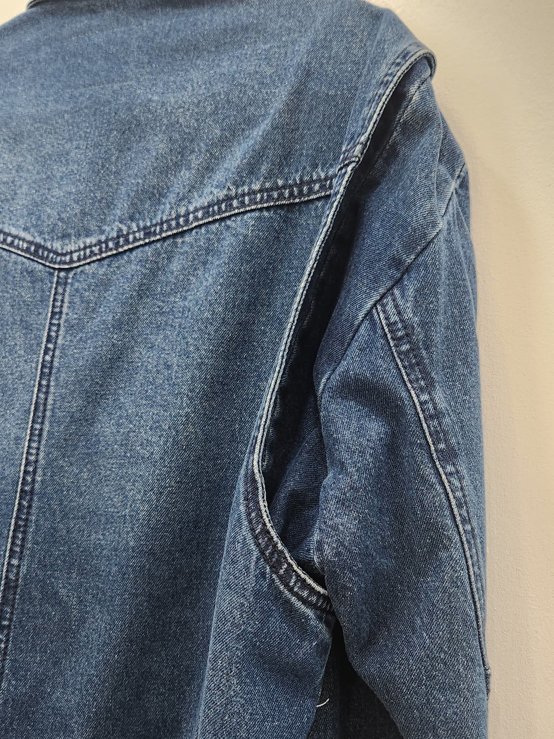 [55] 라삐아프 반팔 데님 자켓 루즈핏 청자켓 Lapiaf 상품이미지3