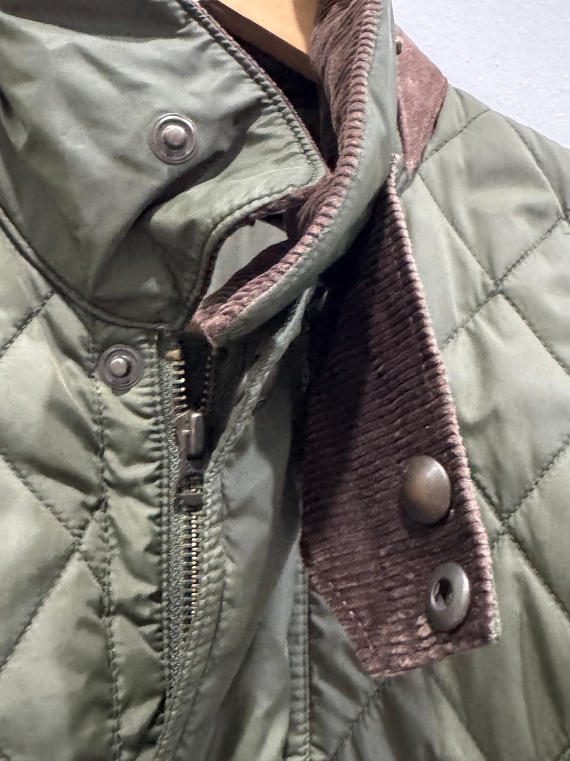 폴로 랄프로렌 퀼팅 자켓 L 올리브 상품이미지3