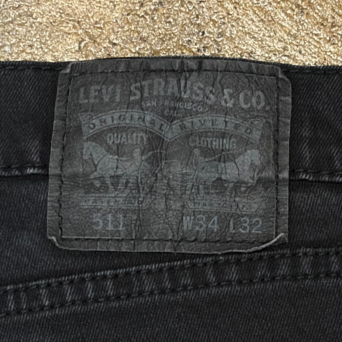 00s 미국 빈티지 리바이스 511 블랙진 약스판 청바지 상품이미지7