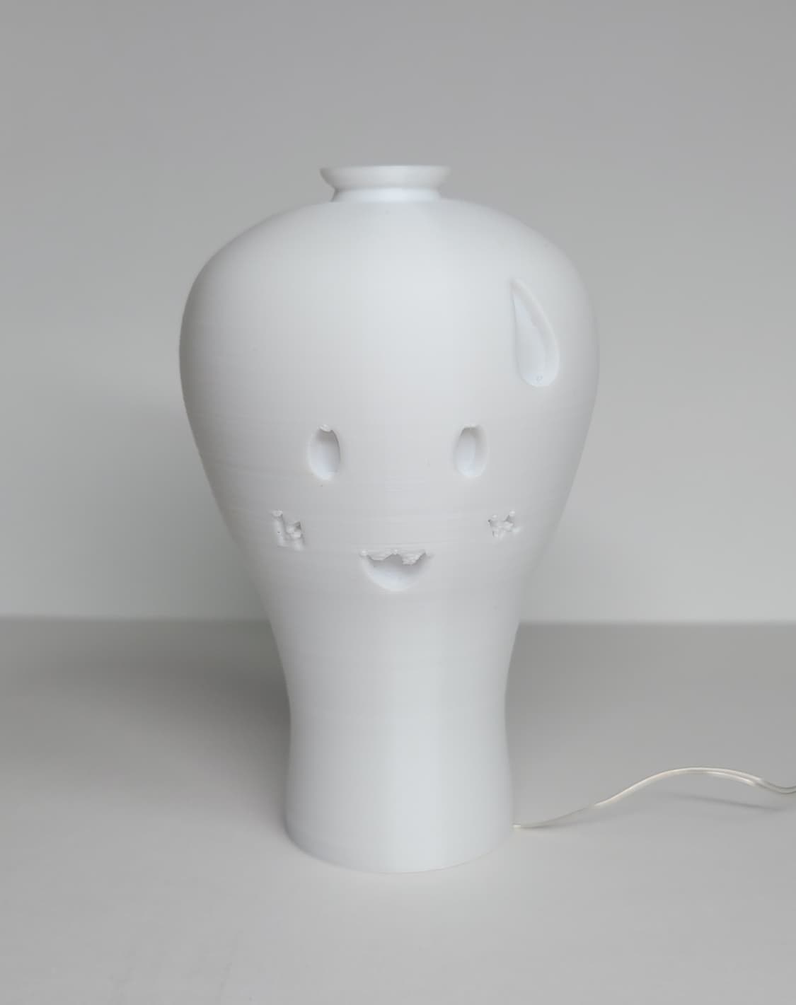 삐질 백자 3d 램프 led 무드등 수면등 조명 상품이미지5