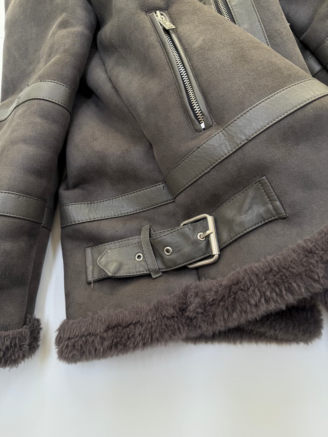 라이더핏 무스탕 자켓 상품이미지6