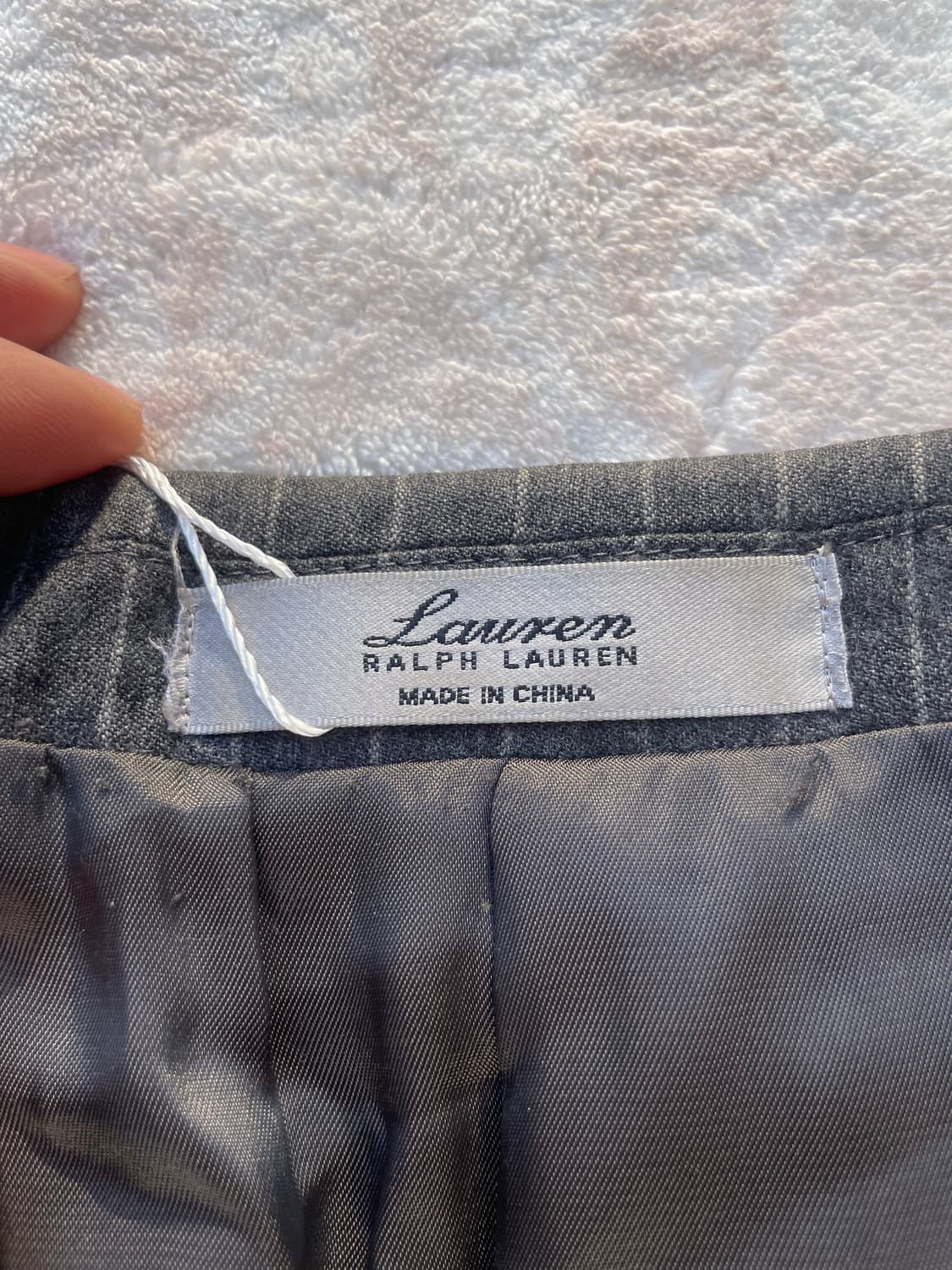 로렌랄프로렌 울 캐시미어 스트라이프 블레이져 상품이미지8