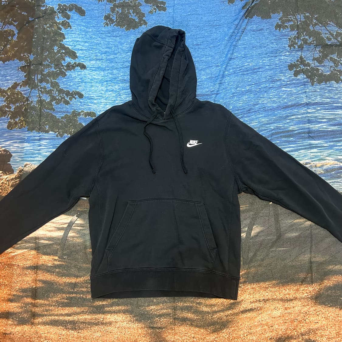 Nike classic black Hoodie M 상품이미지1