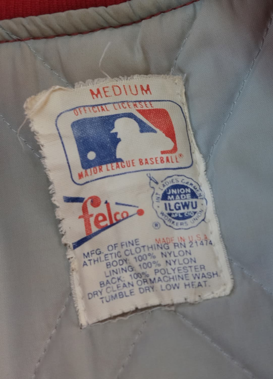 80s 아메리칸 빈티지 felco 신시내티 스타디움 점퍼 상품이미지10