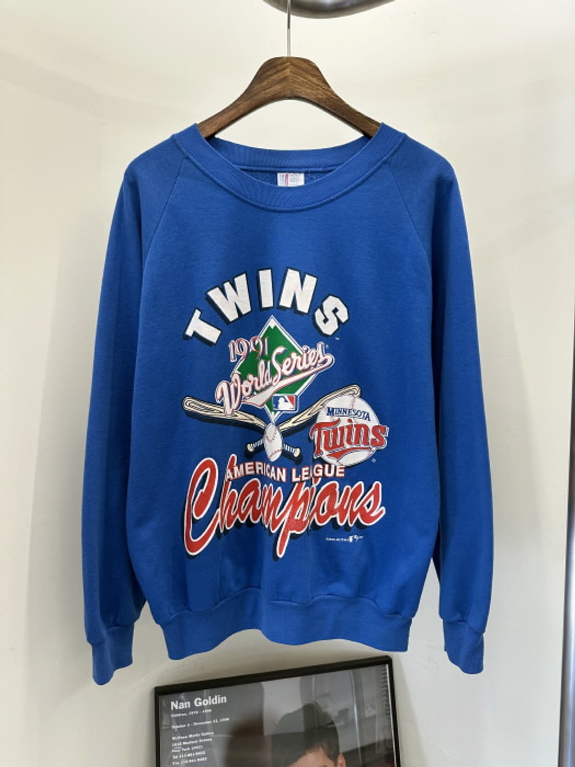 90'S Minnesota Twins 스웻 셔츠 (L~XL) 상품이미지1