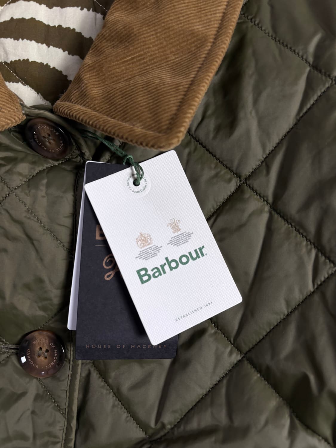 Barbour 바버 x 하우스 오프 해크니 그렌스덴 리버시블 퀼트 자켓 상품이미지3