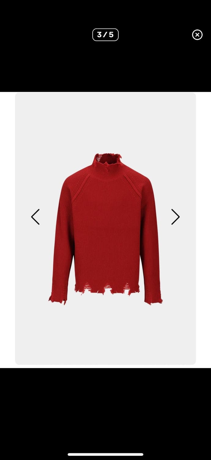 앤더슨벨 목폴라 레드 XL 상품이미지1