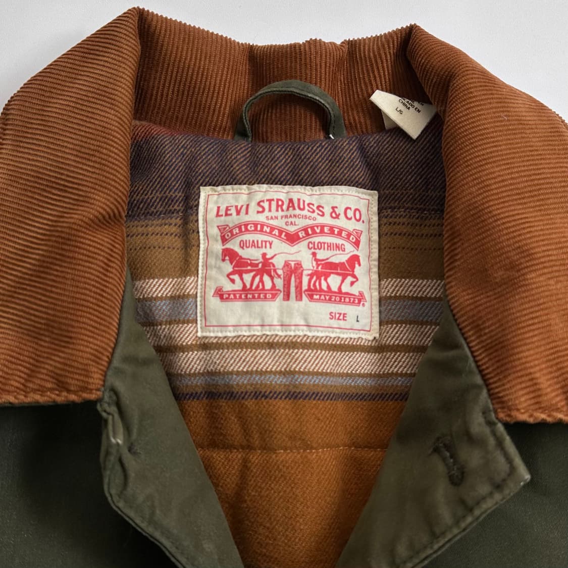 리바이스 블랙킷라이닝 워크 자켓 상품이미지5